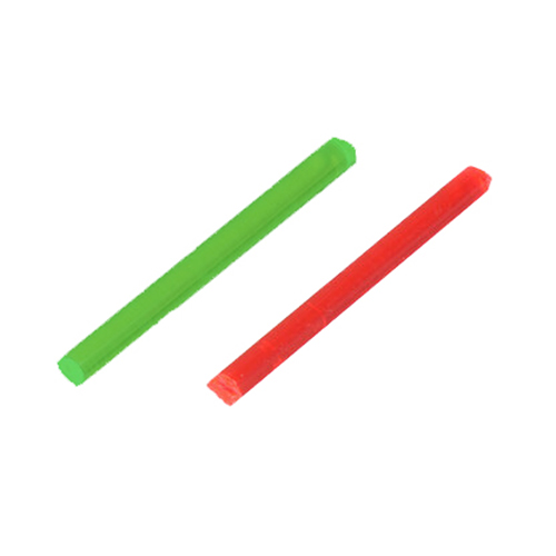 Kensight Fiber Optic Tube - Set of 2pcs - RED & GREEN - .059" Diameter-img-0